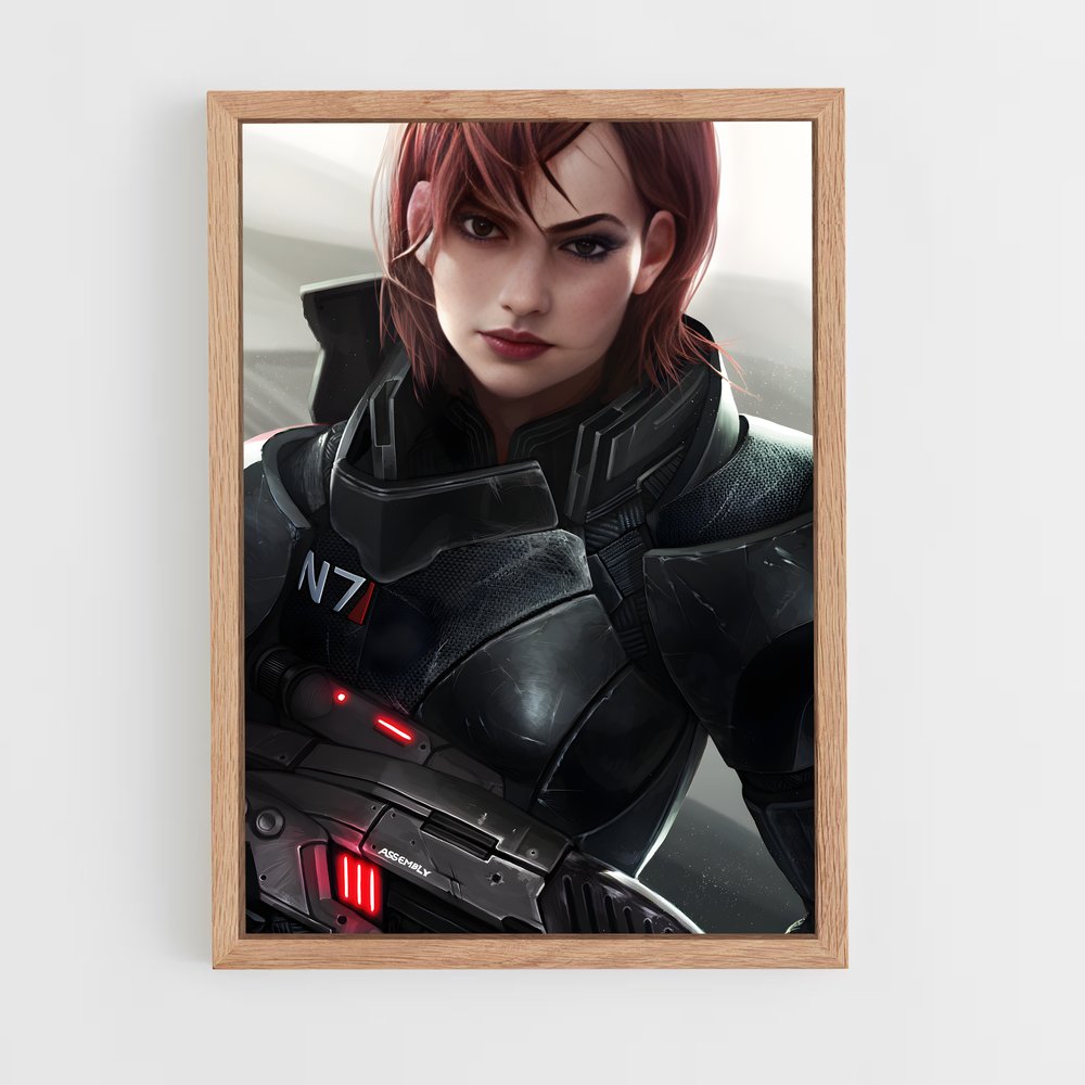 Poster Femme de l'Avant-garde – affiche Mass effect (vue 4)